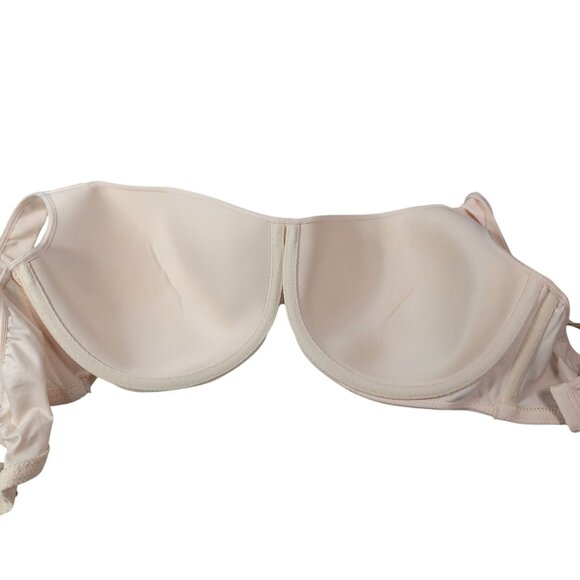 Bali Full Coverage Bra Tan Pink 42DD Seamless Adj Wide Strap Underwire 3710 READ - Picture 6 of 10